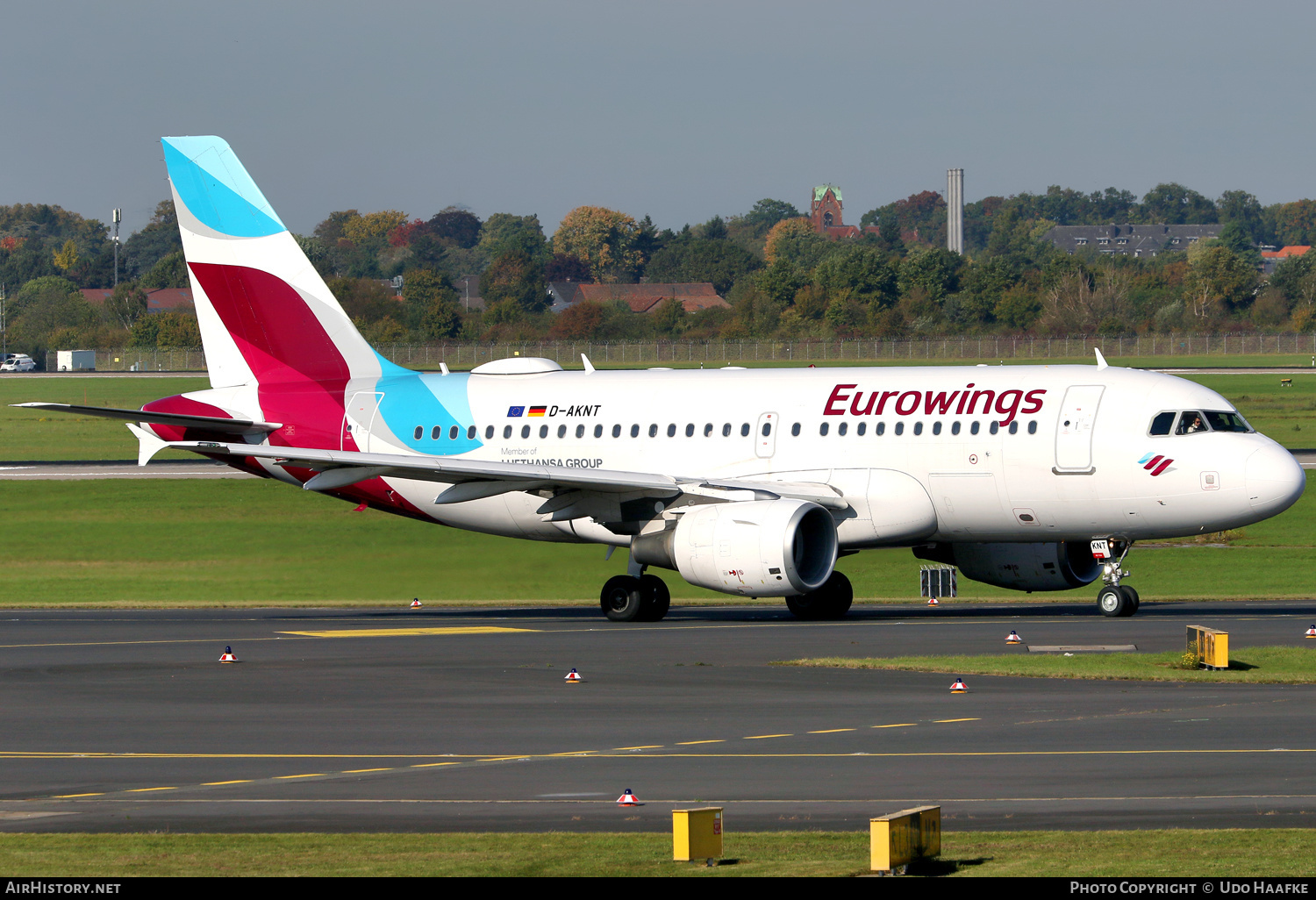 Aircraft Photo of D-AKNT | Airbus A319-112 | Eurowings | AirHistory.net #852056