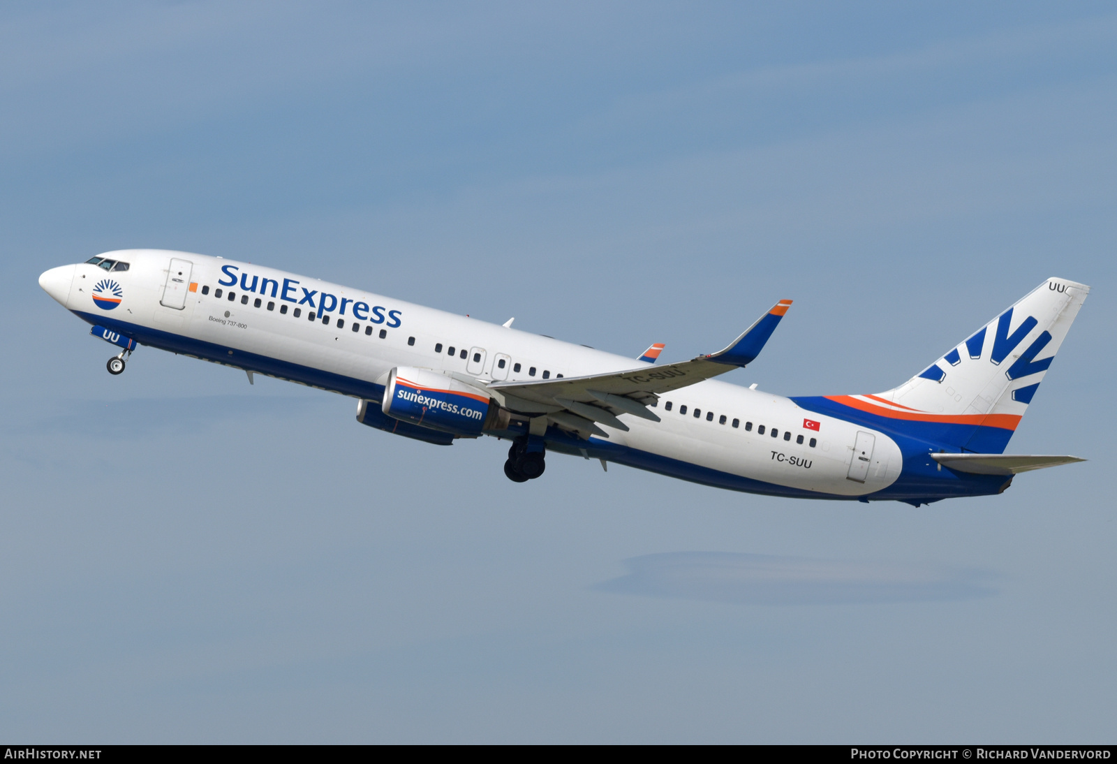 Aircraft Photo of TC-SUU | Boeing 737-86Q | SunExpress | AirHistory.net #852070