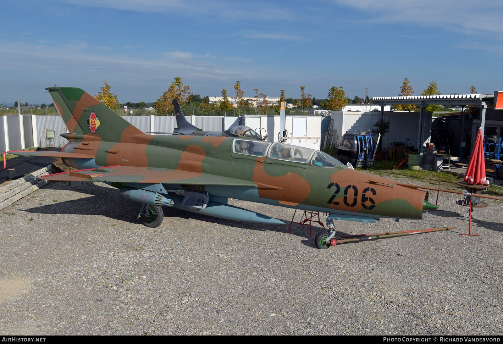 Aircraft Photo of 206 | Mikoyan-Gurevich MiG-21UM | East Germany - Air Force | AirHistory.net #852087