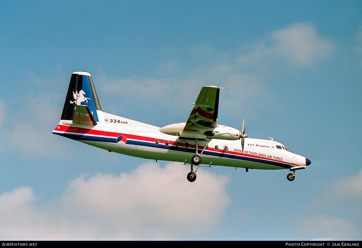Aircraft Photo of C-8 | Fokker F27-300M Troopship | Netherlands - Air Force | AirHistory.net #852101