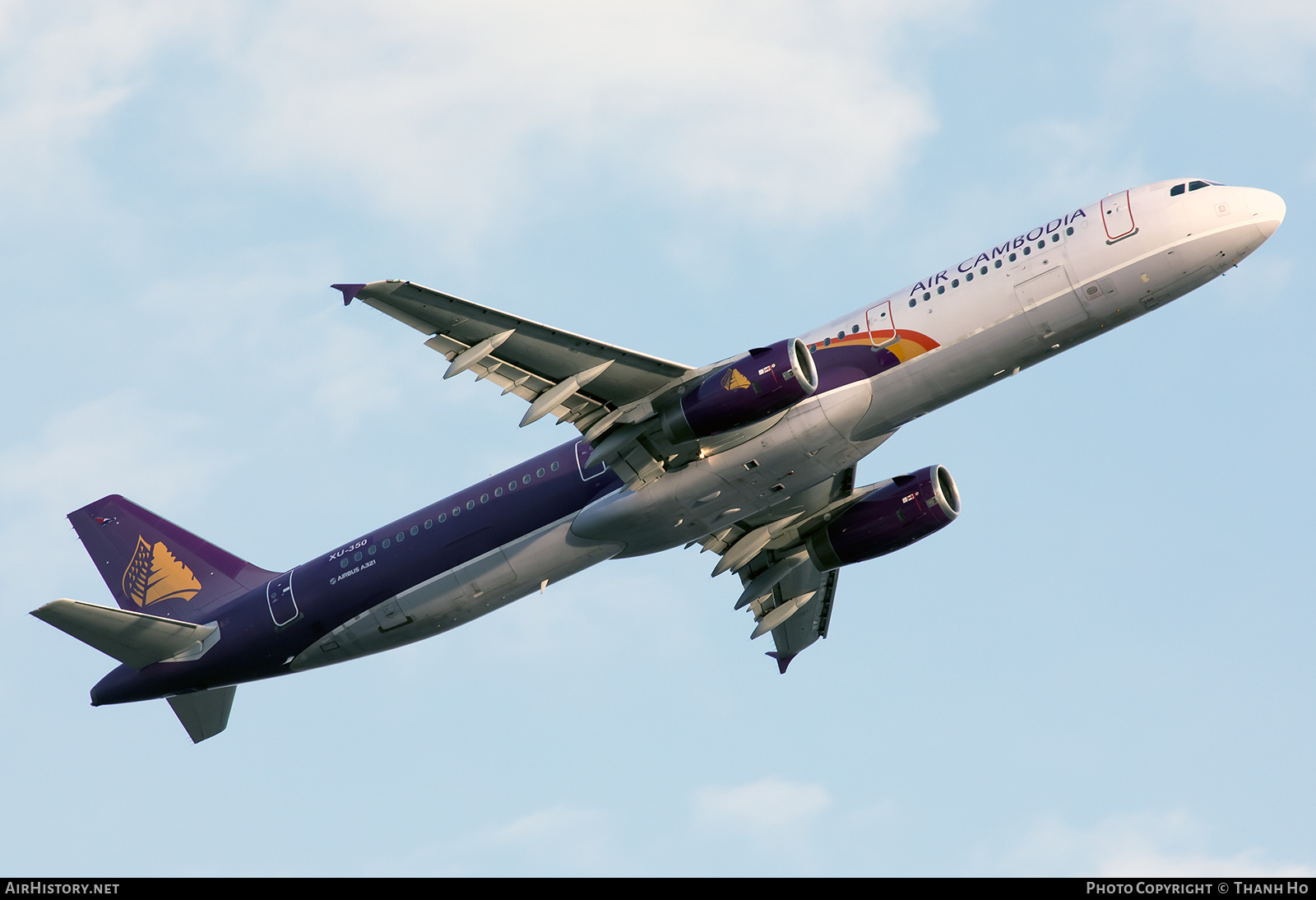 Aircraft Photo of XU-350 | Airbus A321-231 | Air Cambodia | AirHistory.net #852116