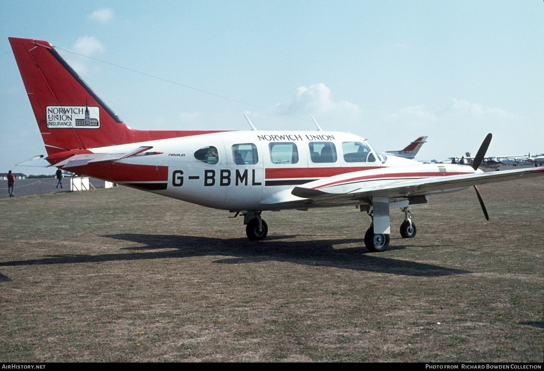 Aircraft Photo of G-BBML | Piper PA-31-310 Navajo B | Norwich Union Insurance | AirHistory.net #852129