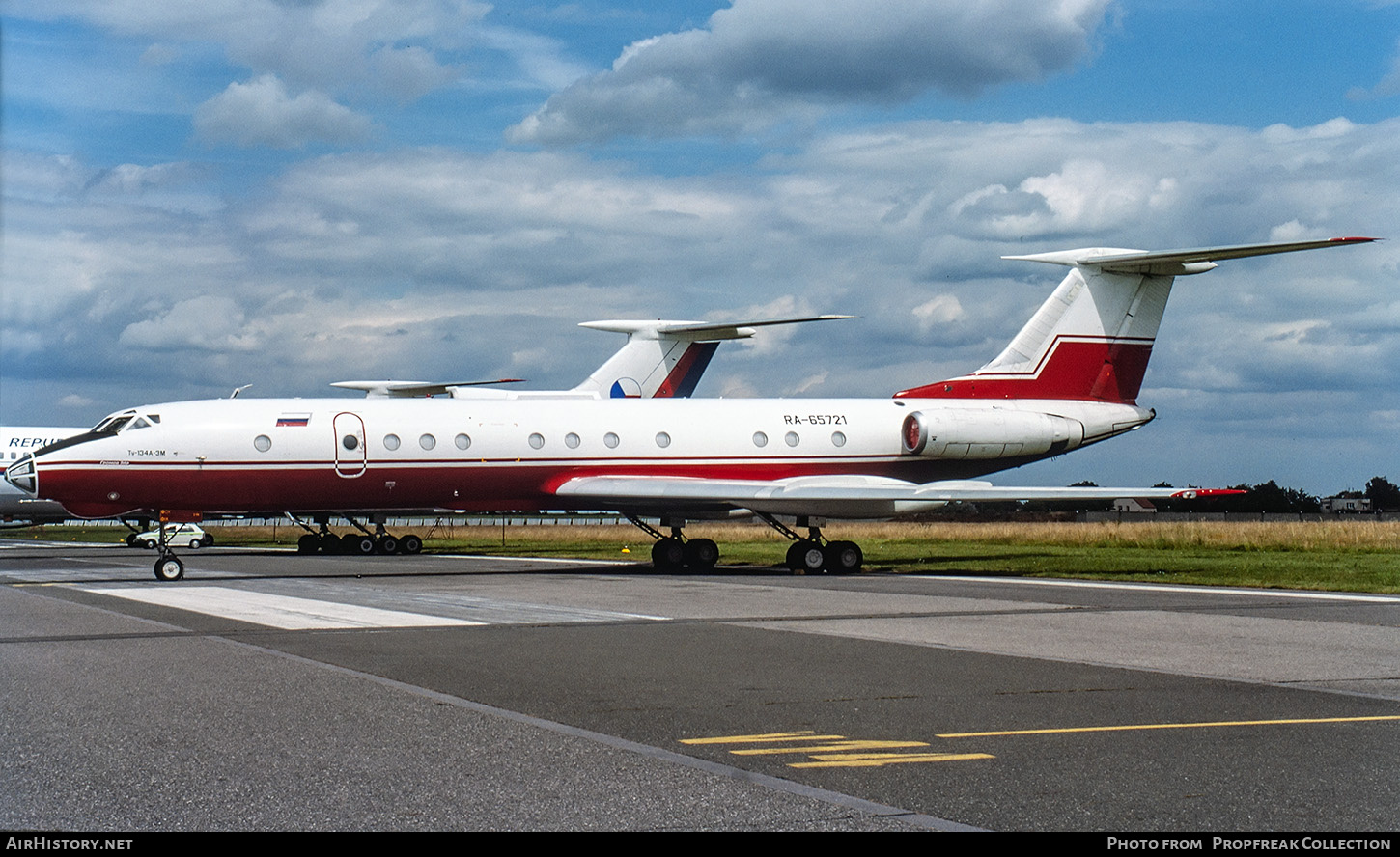 Aircraft Photo of RA-65721 | Tupolev Tu-134A-3M | Gromov Air | AirHistory.net #852166