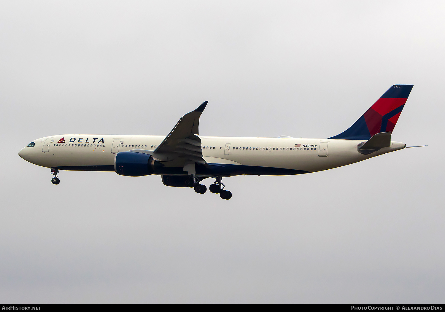 Aircraft Photo of N430DX | Airbus A330-941N | Delta Air Lines | AirHistory.net #852200