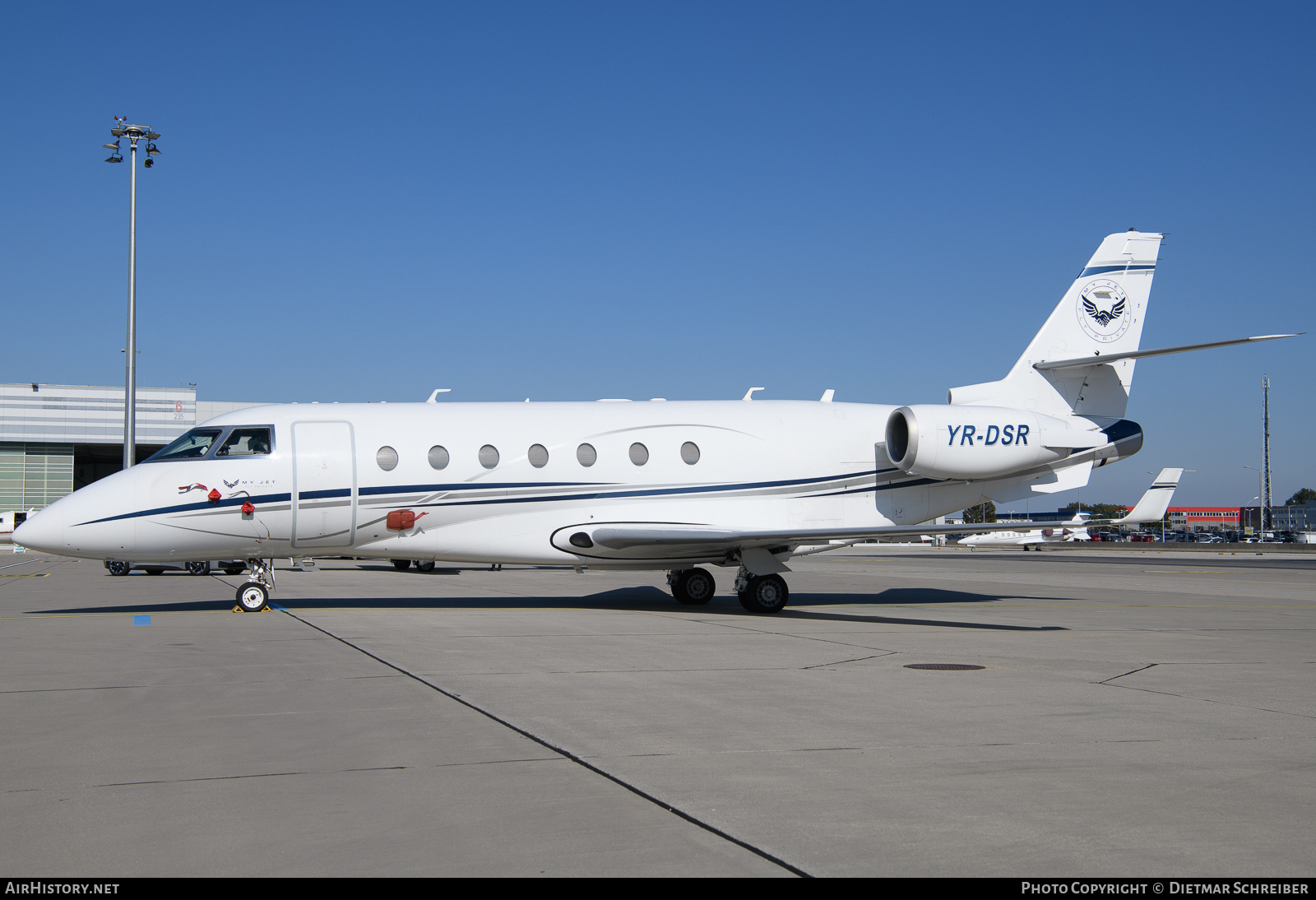 Aircraft Photo of YR-DSR | Israel Aircraft Industries Gulfstream G200 | My Jet | AirHistory.net #852202