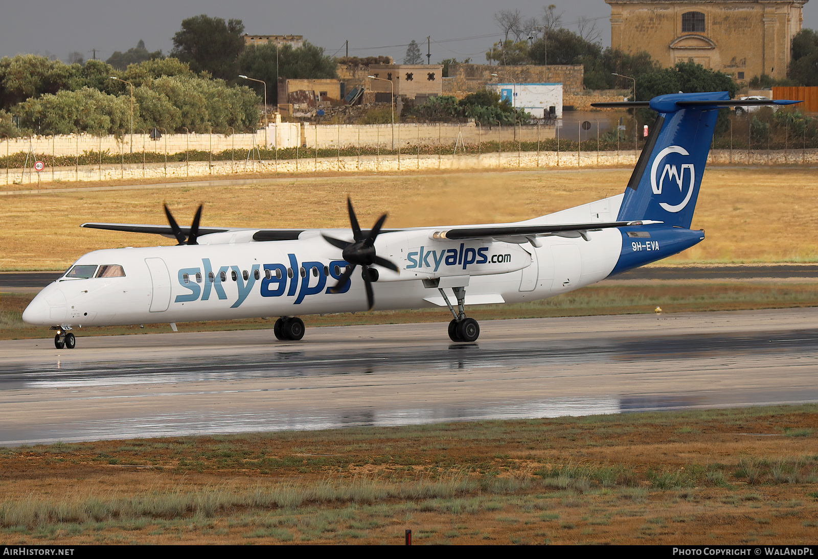 Aircraft Photo of 9H-EVA | Bombardier DHC-8-402 Dash 8 | SkyAlps | AirHistory.net #852216