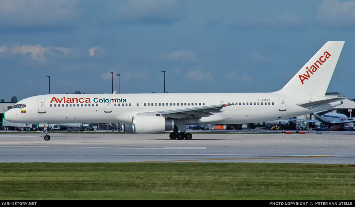 Aircraft Photo of N989AN | Boeing 757-23A | Avianca | AirHistory.net #852251