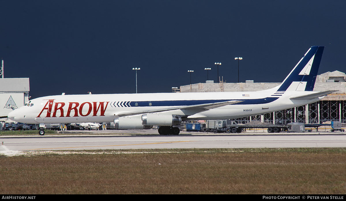 Aircraft Photo of N1803 | McDonnell Douglas DC-8-62(F) | Arrow Air | AirHistory.net #852276
