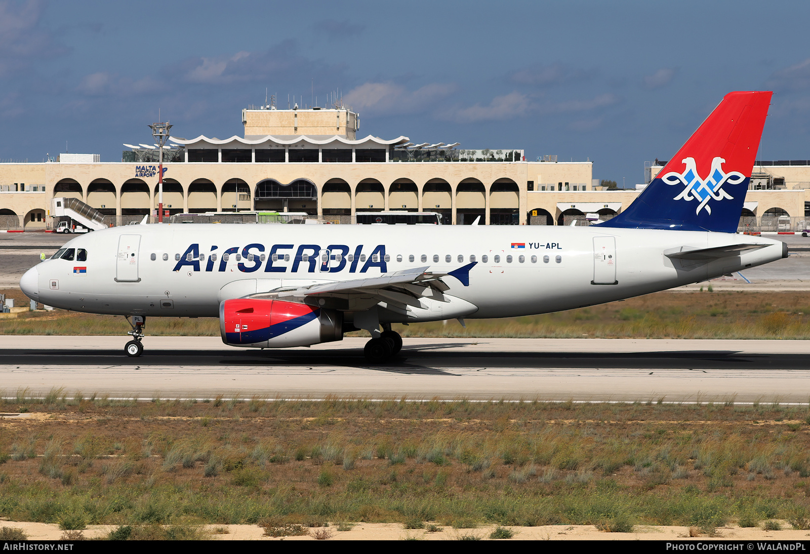 Aircraft Photo of YU-APL | Airbus A319-132 | Air Serbia | AirHistory.net #852300