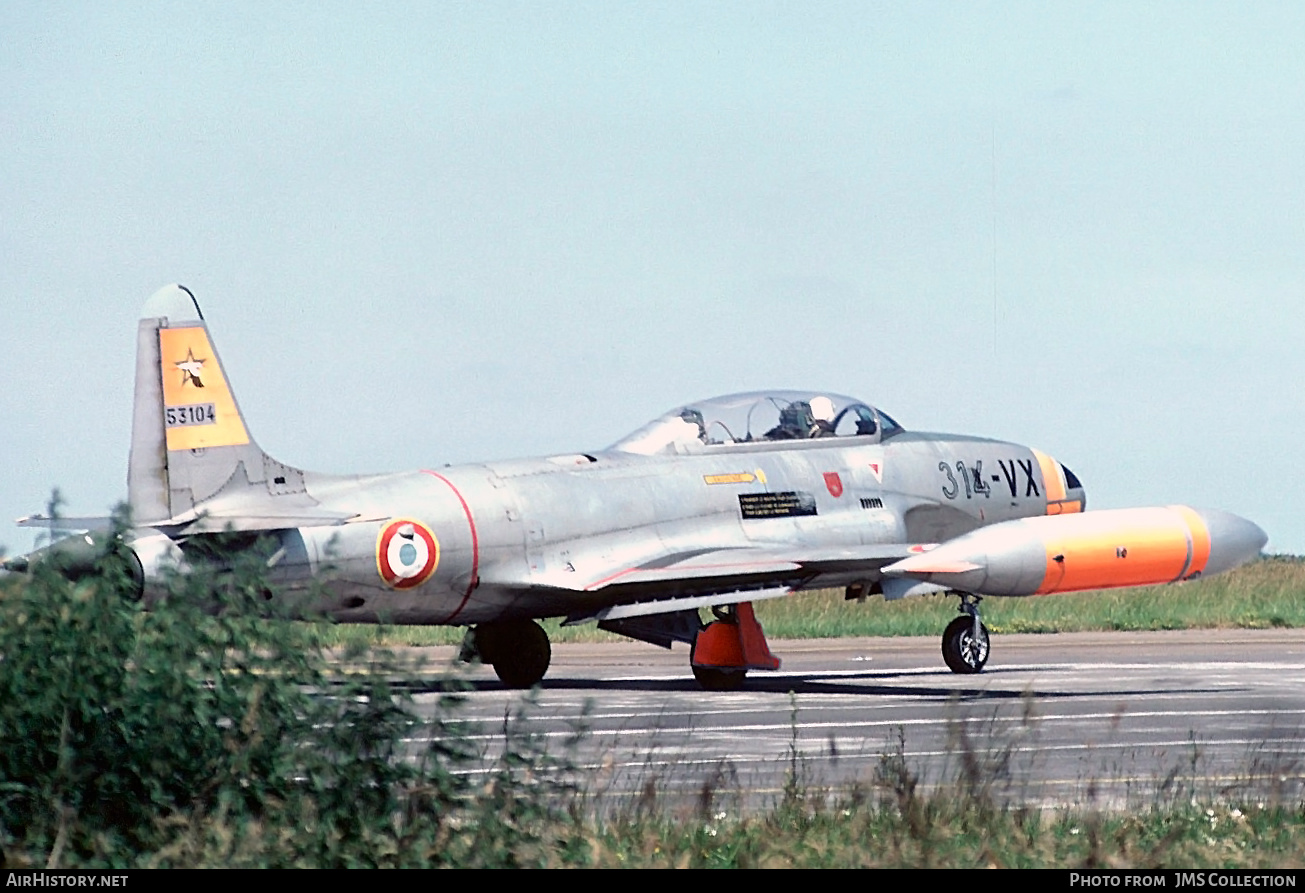 Aircraft Photo of 53104 | Lockheed T-33A | France - Air Force | AirHistory.net #852301