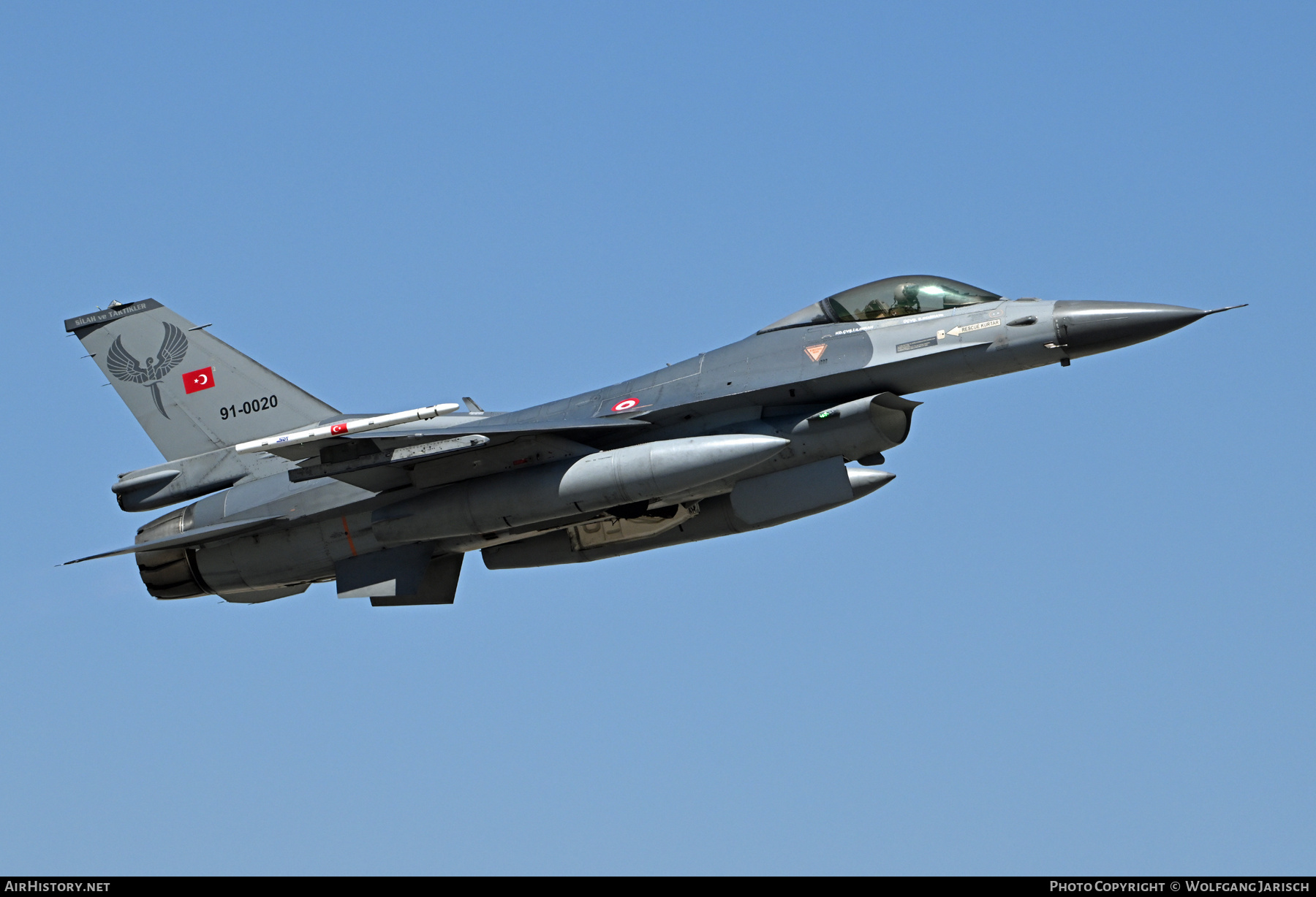 Aircraft Photo of 91-0020 | Lockheed Martin F-16C Fighting Falcon | Turkey - Air Force | AirHistory.net #852315
