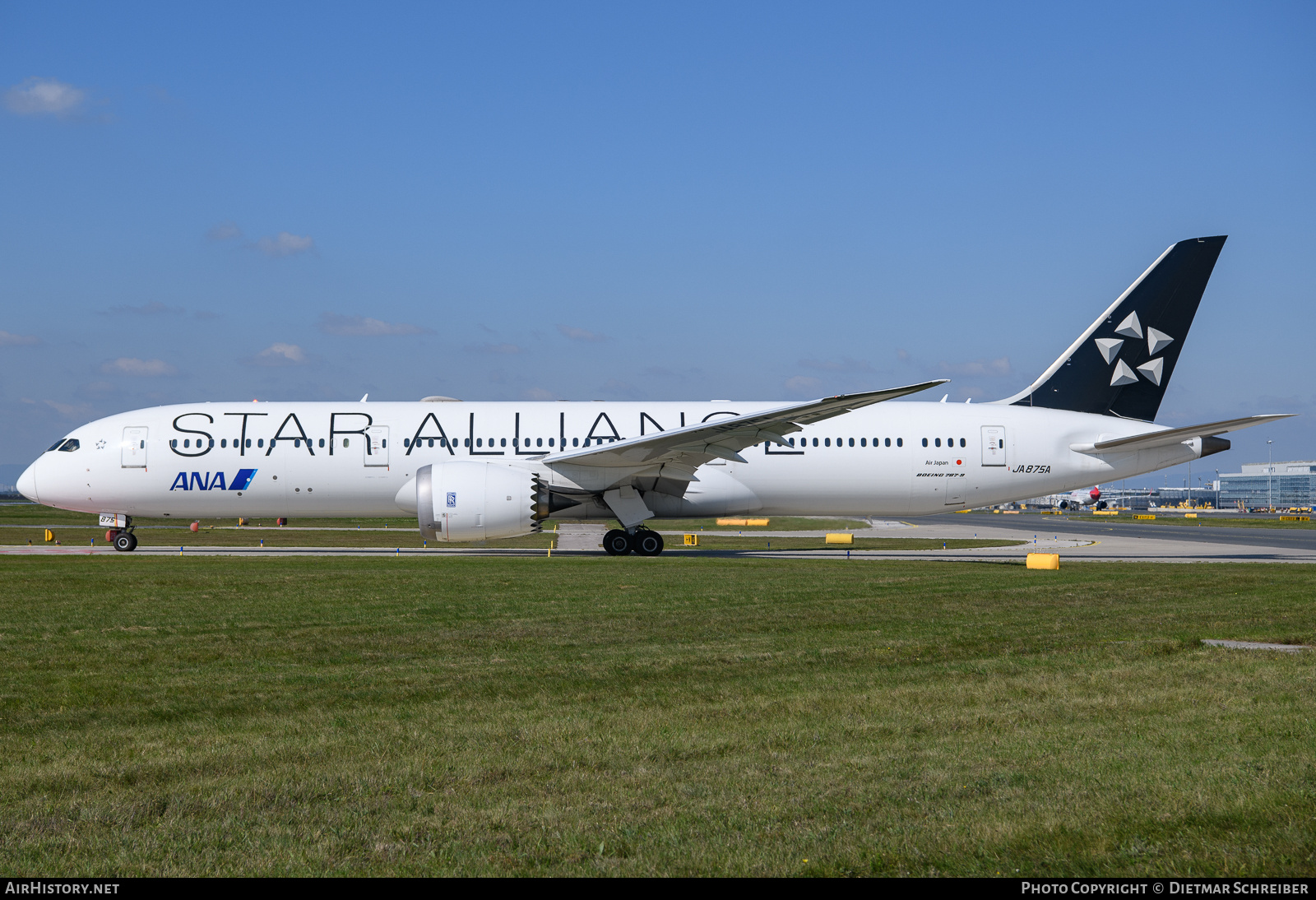 Aircraft Photo of JA875A | Boeing 787-9 Dreamliner | All Nippon Airways - ANA | AirHistory.net #852322
