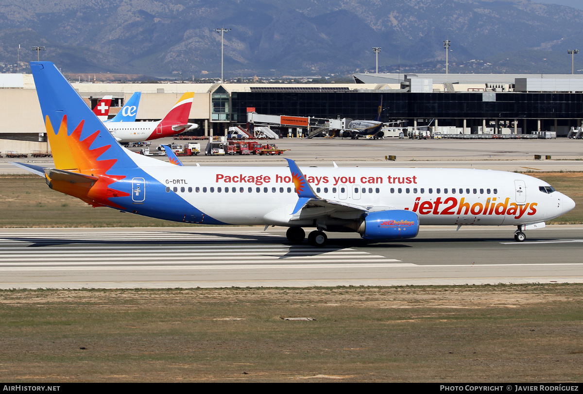 Aircraft Photo of G-DRTL | Boeing 737-8AL | Jet2 Holidays | AirHistory.net #852327