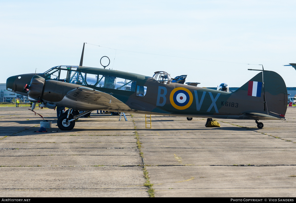 Aircraft Photo of OO-ANS / K6183 | Avro 652A Anson I | UK - Air Force | AirHistory.net #852358