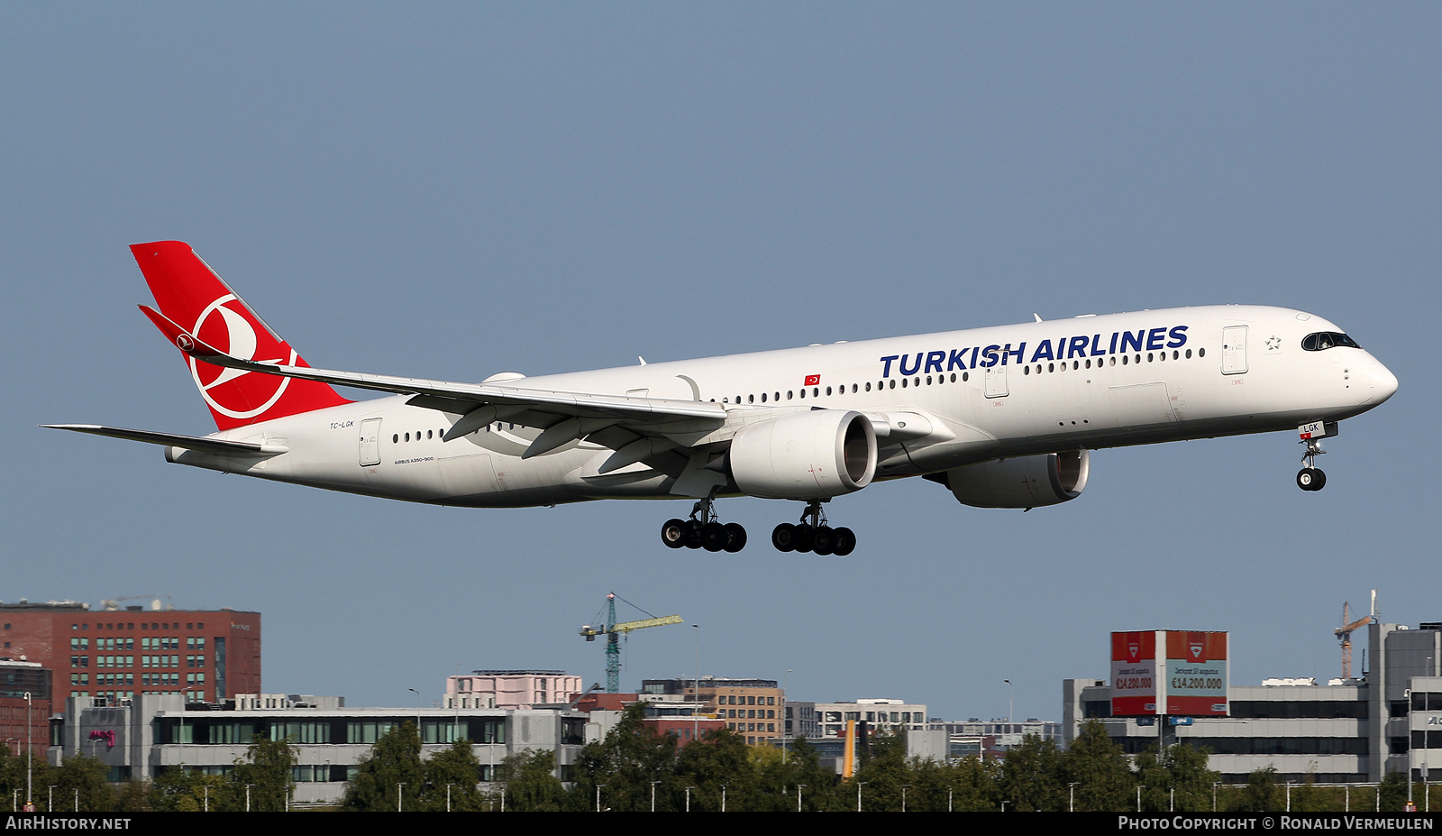 Aircraft Photo of TC-LGK | Airbus A350-941 | Turkish Airlines | AirHistory.net #852371