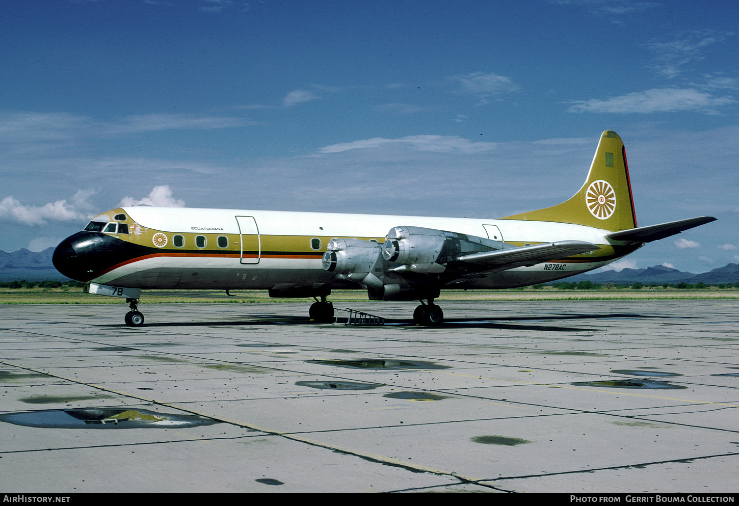 Aircraft Photo of N278AC | Lockheed L-188A Electra | Ecuatoriana | AirHistory.net #852384