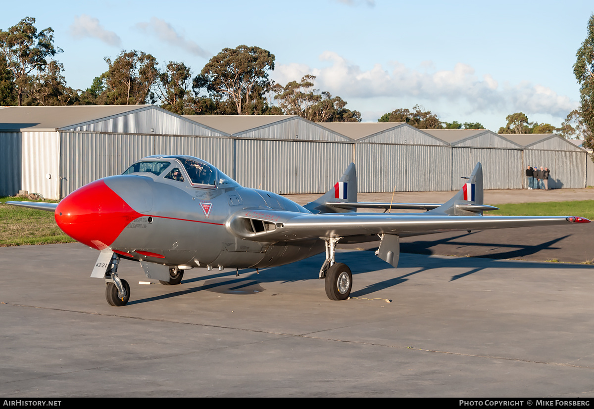 Aircraft Photo of VH-ZVZ / RRAF-119 | De Havilland D.H. 115 Vampire T11 | Rhodesia - Air Force | AirHistory.net #852422