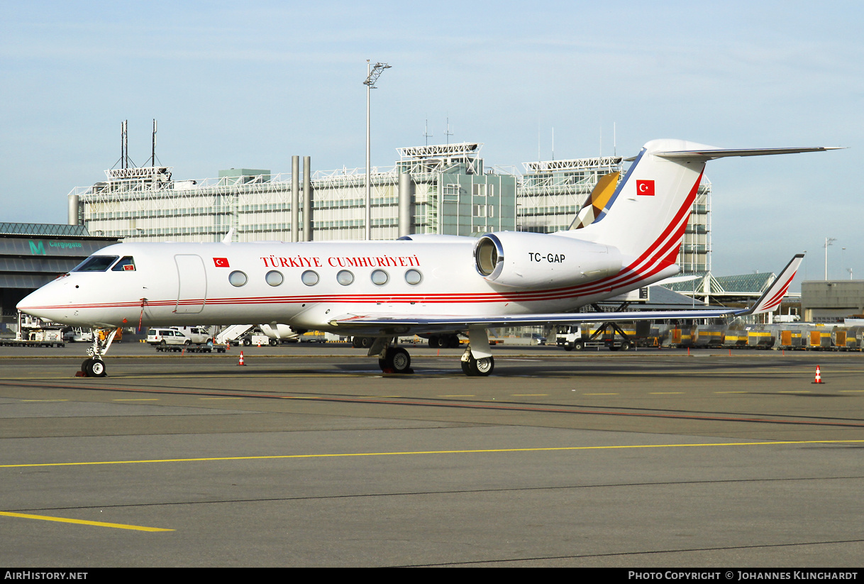 Aircraft Photo of TC-GAP | Gulfstream Aerospace G-IV-X Gulfstream G450 | Turkey Government | AirHistory.net #852439
