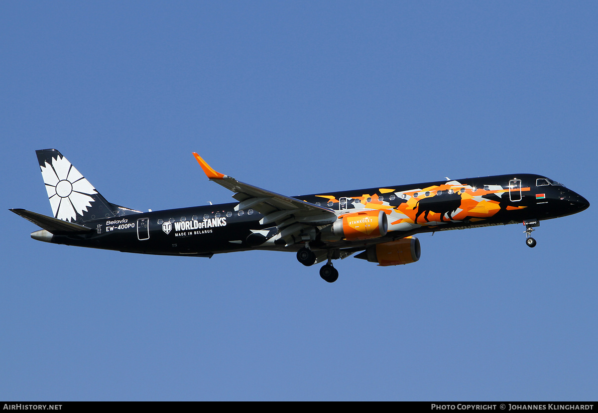 Aircraft Photo of EW-400PO | Embraer 195LR (ERJ-190-200LR) | Belavia | AirHistory.net #852461