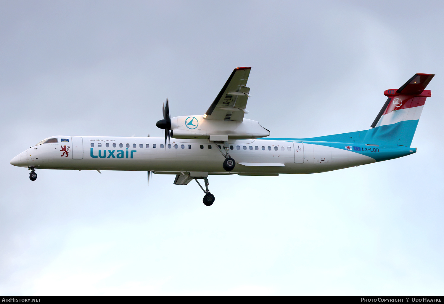 Aircraft Photo of LX-LQD | Bombardier DHC-8-402 Dash 8 | Luxair | AirHistory.net #852465