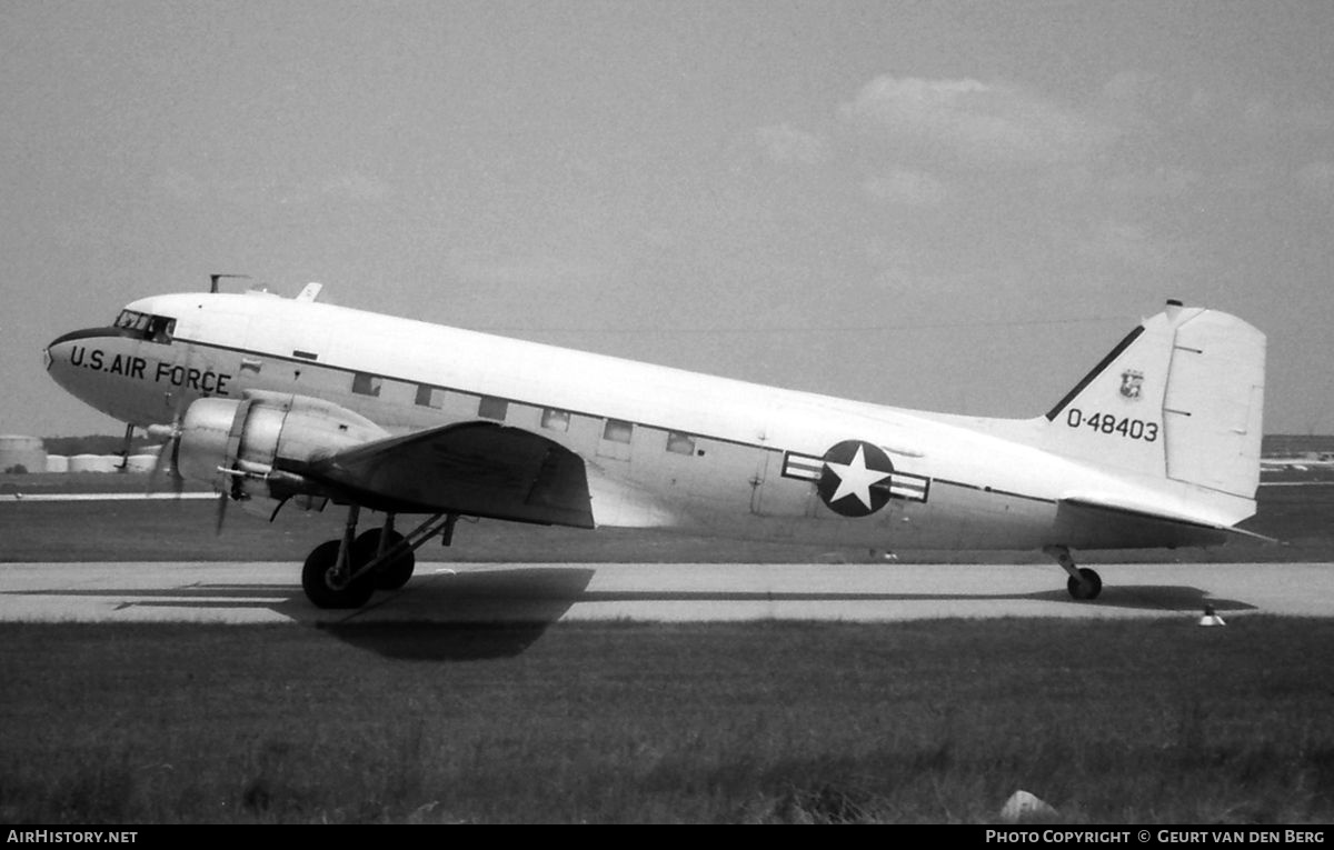 Aircraft Photo of 43-48403 / 0-48403 | Douglas C-47B Skytrain | USA - Air Force | AirHistory.net #852466