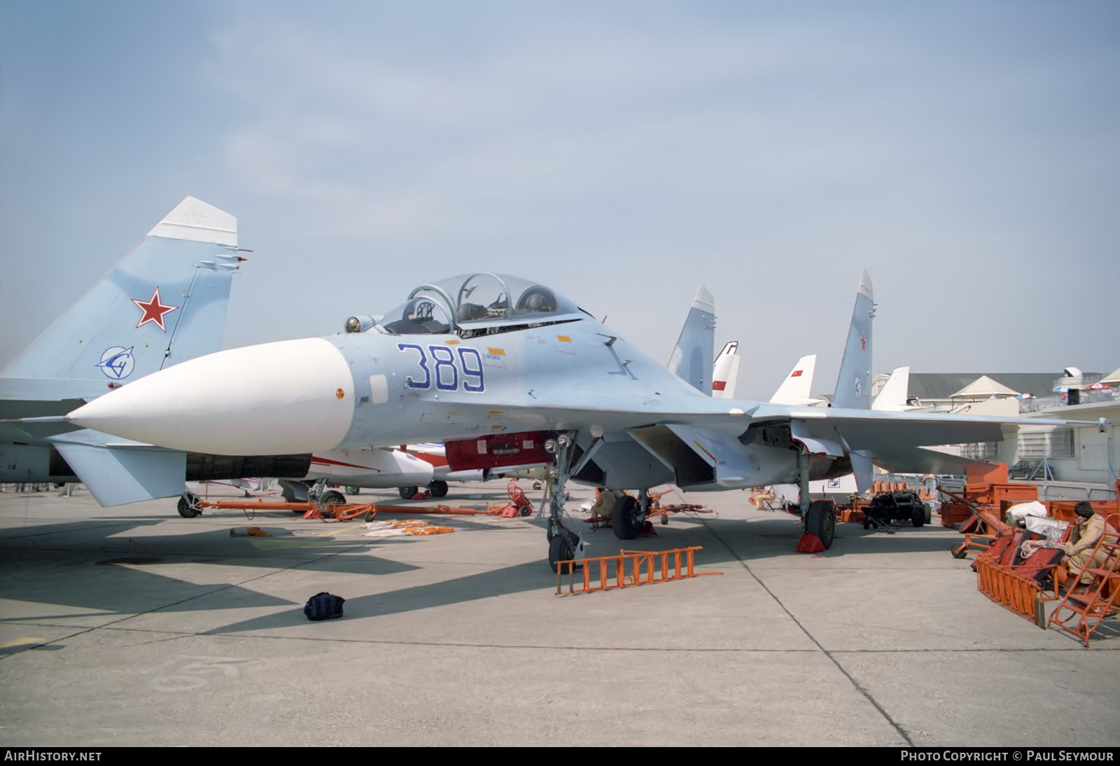 Aircraft Photo of 389 blue | Sukhoi Su-27UB | Soviet Union - Air Force | AirHistory.net #852471