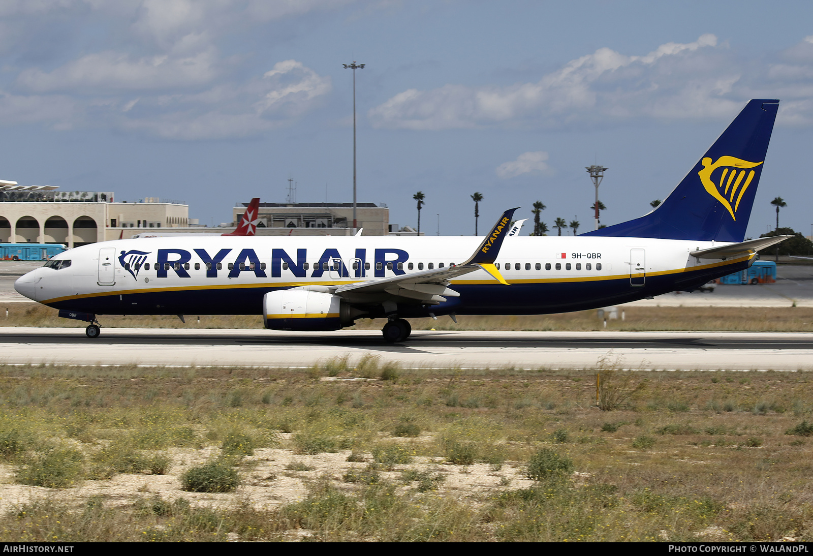 Aircraft Photo of 9H-QBR | Boeing 737-8AS | Ryanair | AirHistory.net #852536