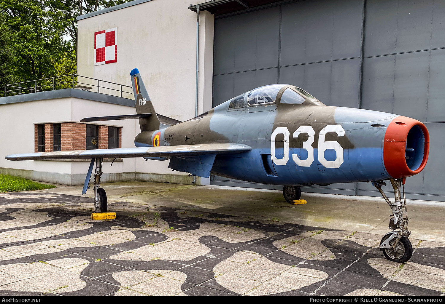 Aircraft Photo of FU-36 | Republic F-84F Thunderstreak | Belgium - Air Force | AirHistory.net #852547