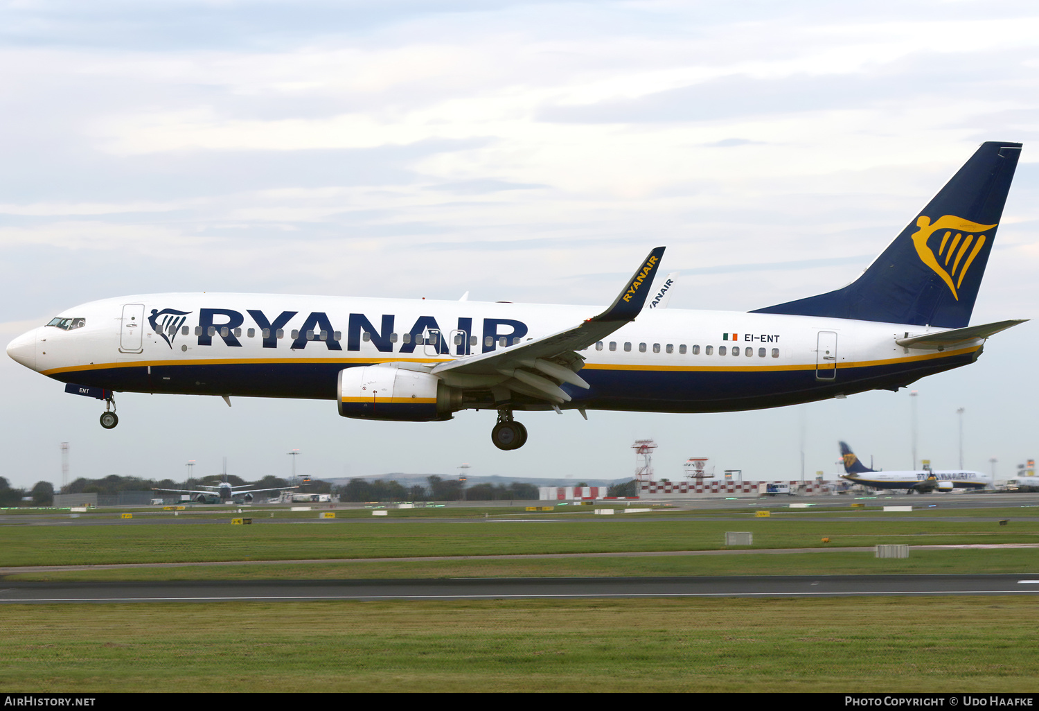 Aircraft Photo of EI-ENT | Boeing 737-8AS | Ryanair | AirHistory.net #852554