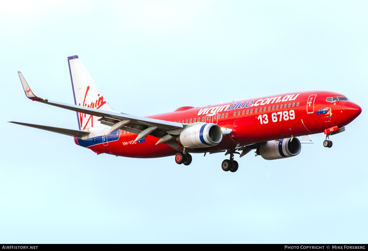 Aircraft Photo of VH-VOC | Boeing 737-8BK | Virgin Blue Airlines | AirHistory.net #852558