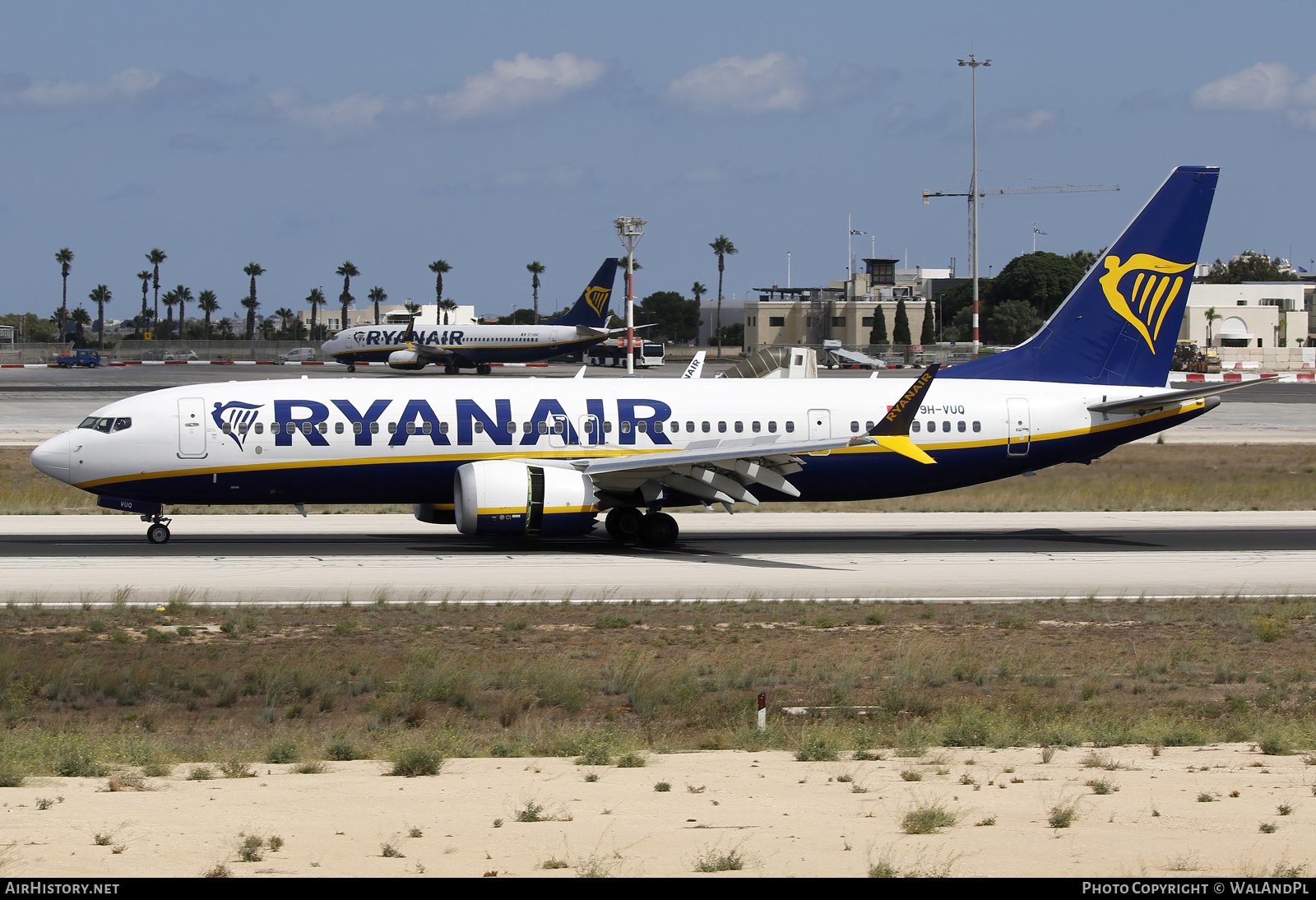 Aircraft Photo of 9H-VUQ | Boeing 737-8200 Max 200 | Ryanair | AirHistory.net #852578