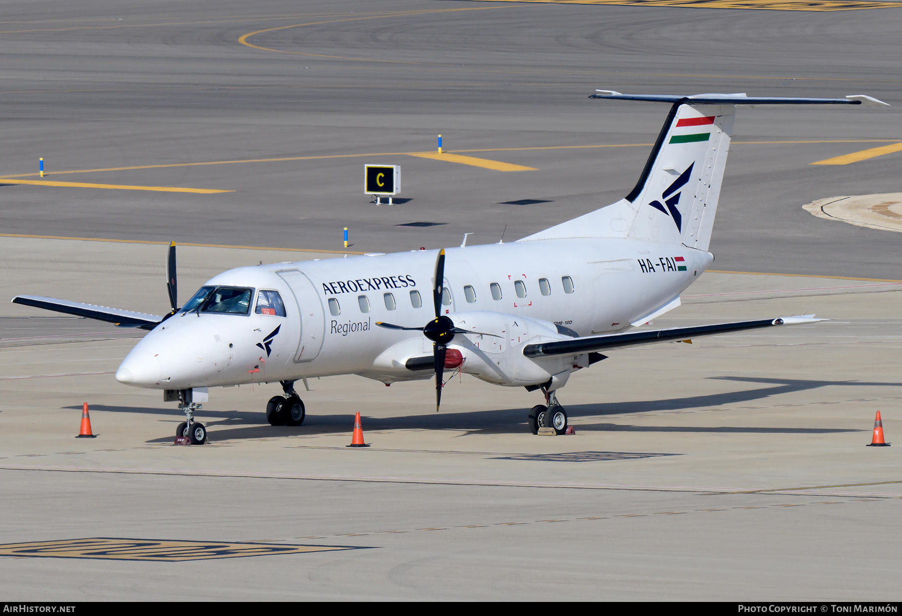Aircraft Photo of HA-FAI | Embraer EMB-120ER Brasilia | Aeroexpress Regional | AirHistory.net #852592