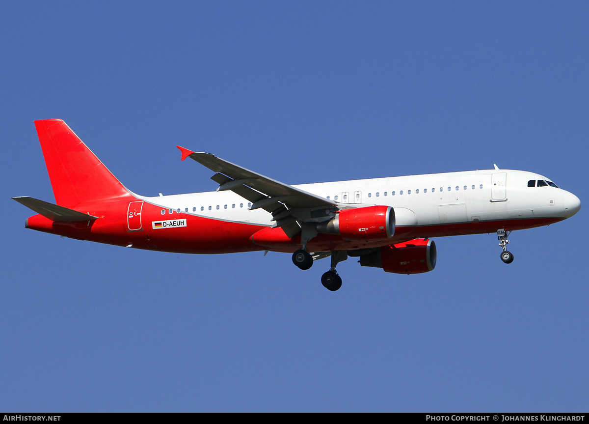 Aircraft Photo of D-AEUH | Airbus A320-214 | Eurowings | AirHistory.net #852622