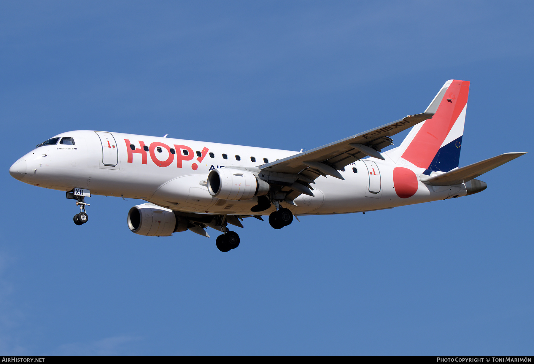 Aircraft Photo of F-HBXH | Embraer 170STD (ERJ-170-100STD) | Hop! | AirHistory.net #852630