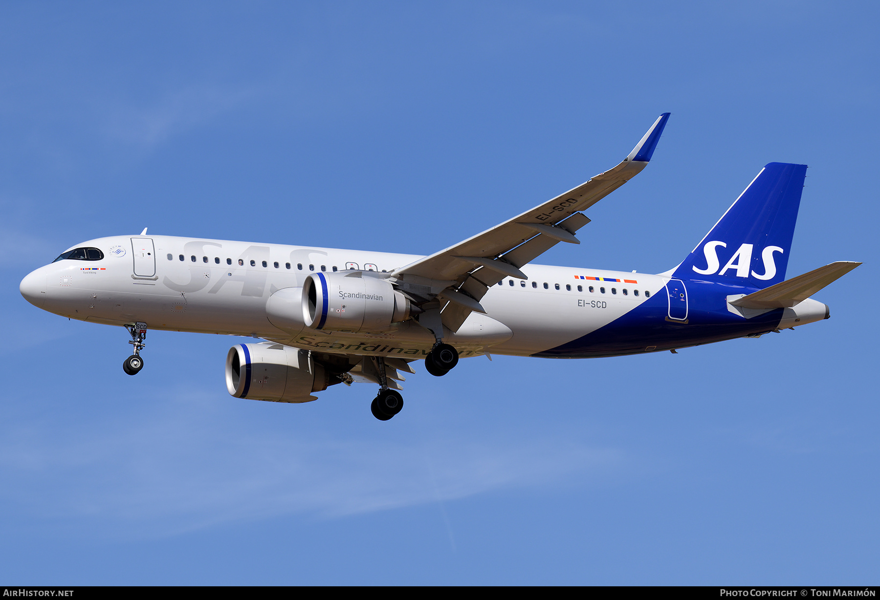 Aircraft Photo of EI-SCD | Airbus A320-251N | Scandinavian Airlines - SAS | AirHistory.net #852631
