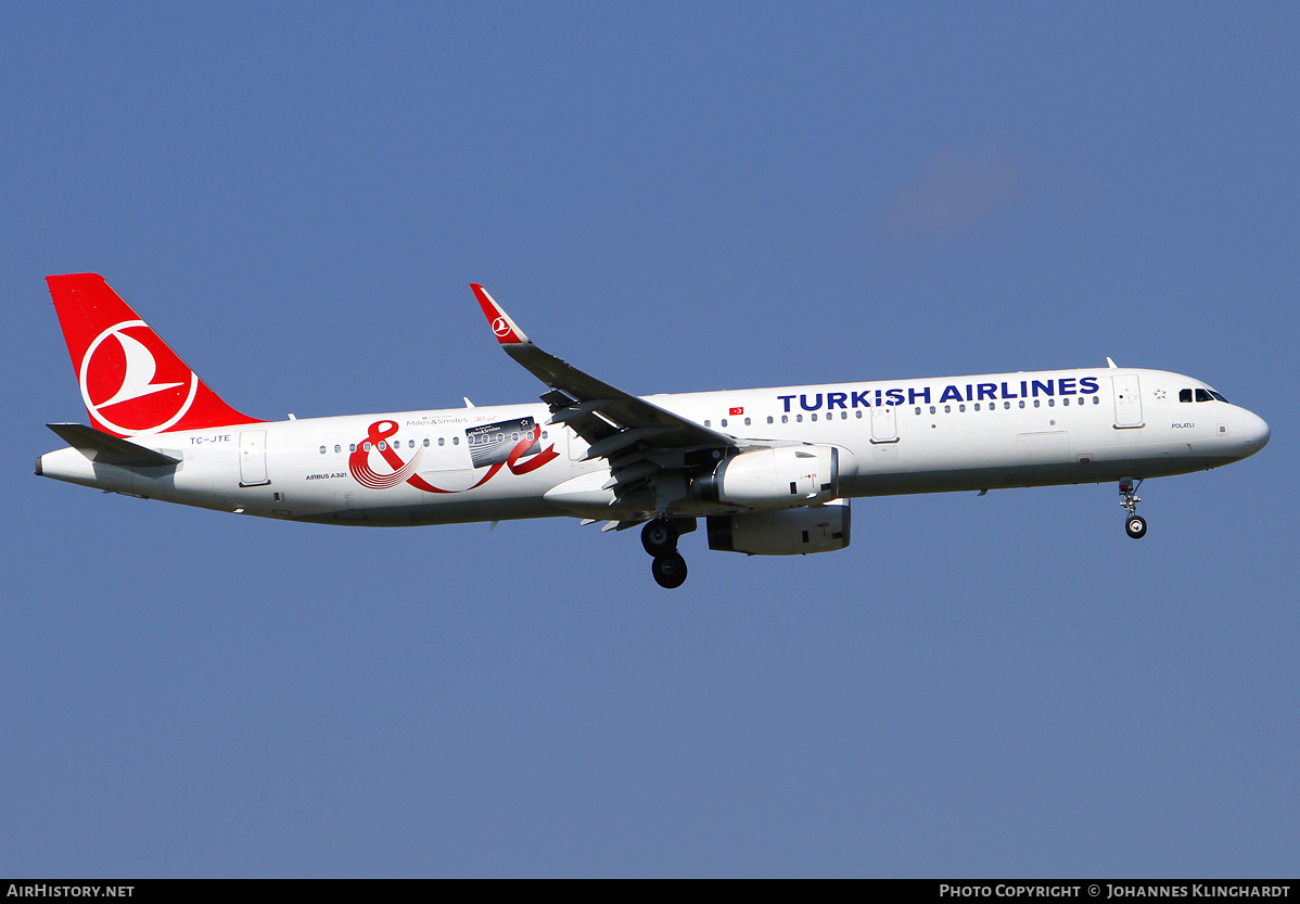 Aircraft Photo of TC-JTE | Airbus A321-231 | Turkish Airlines | AirHistory.net #852637