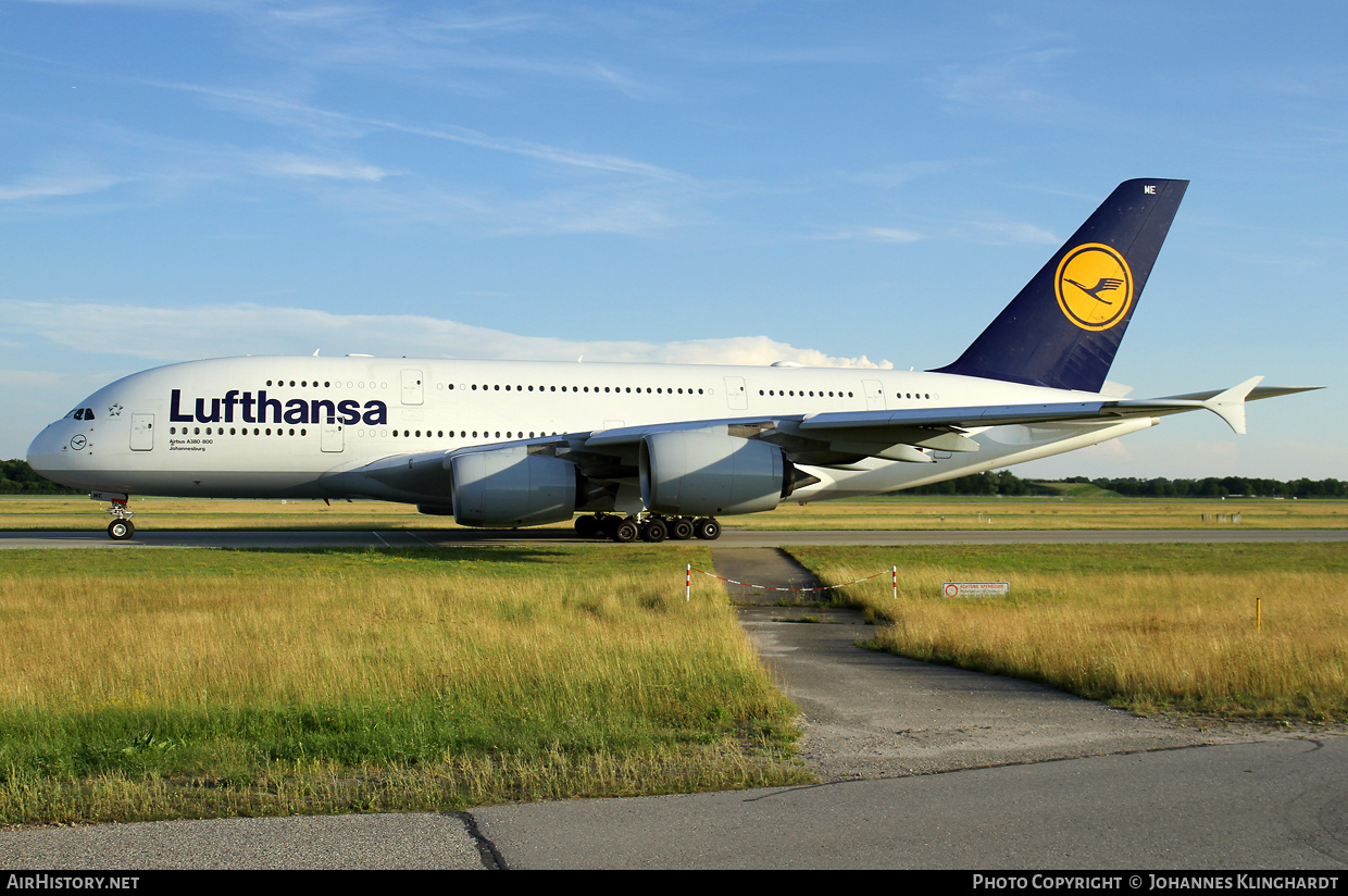 Aircraft Photo of D-AIME | Airbus A380-841 | AirHistory.net #852641