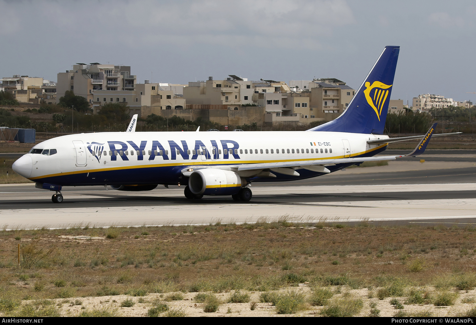 Aircraft Photo of EI-EBC | Boeing 737-8AS | Ryanair | AirHistory.net #852642