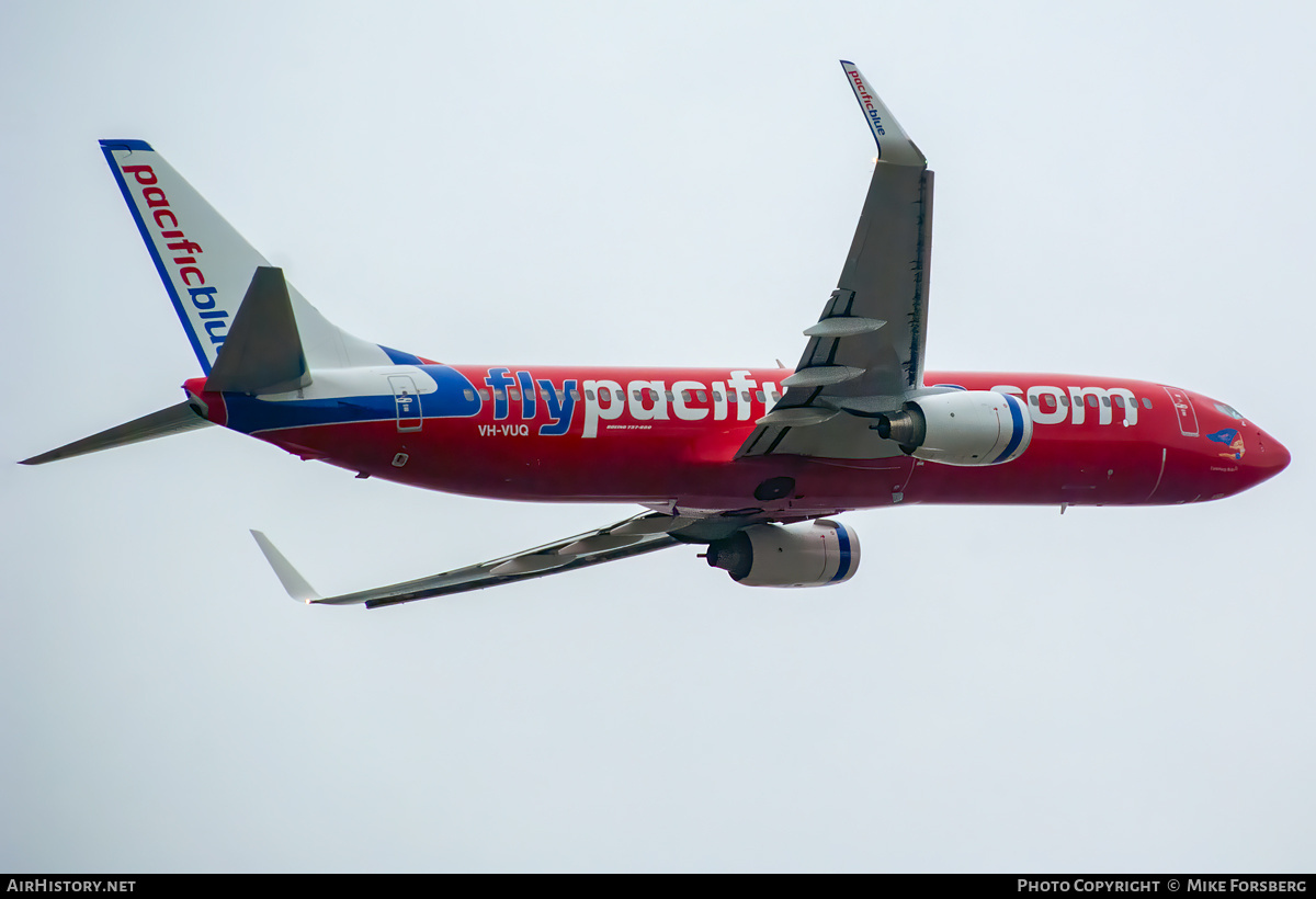 Aircraft Photo of VH-VUQ | Boeing 737-8FE | Virgin Australia Airlines | AirHistory.net #852651