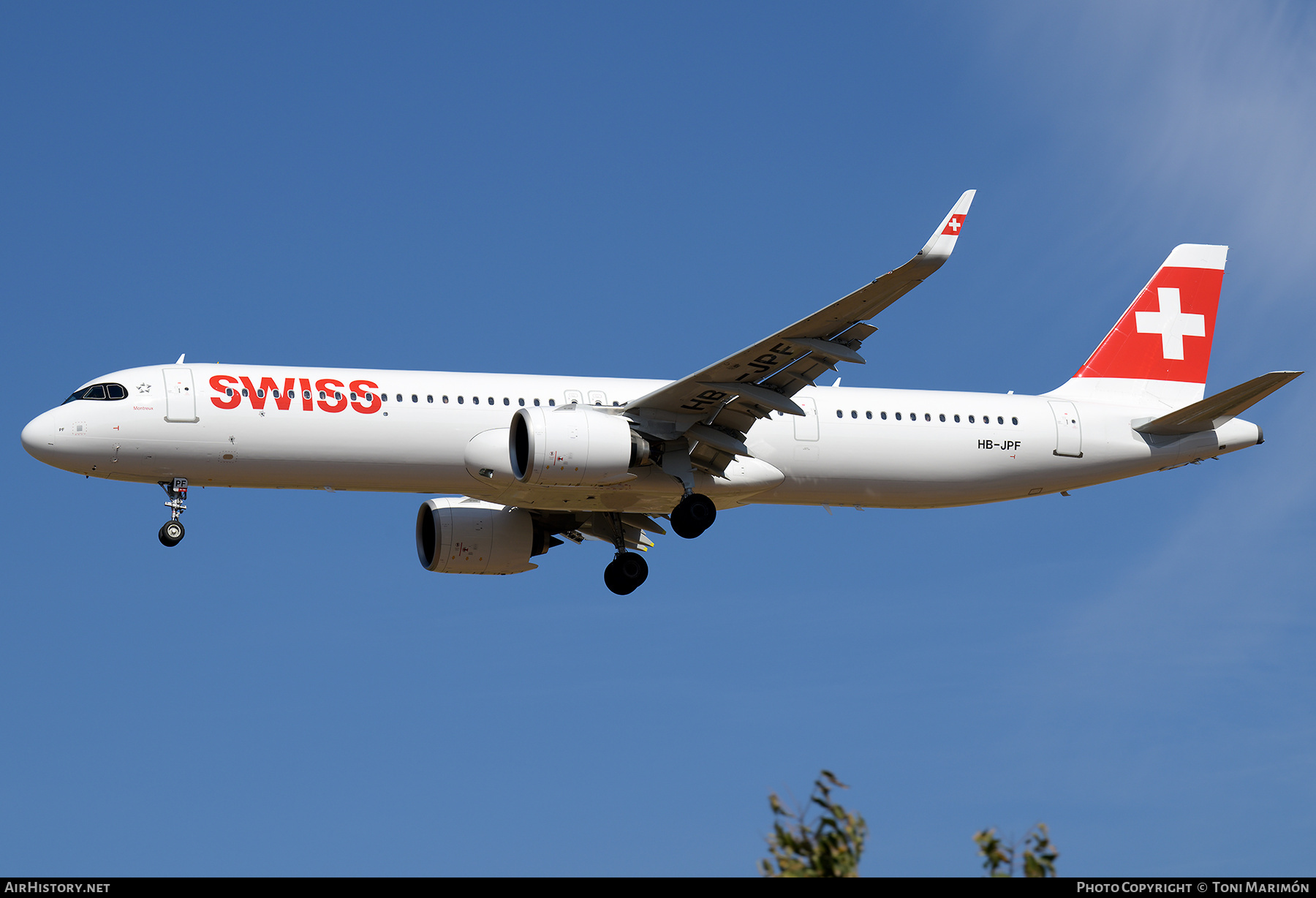 Aircraft Photo of HB-JPF | Airbus A321-271NX | Swiss International Air Lines | AirHistory.net #852665