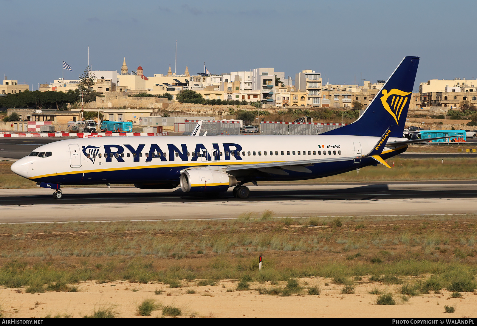 Aircraft Photo of EI-ENC | Boeing 737-8AS | Ryanair | AirHistory.net #852670