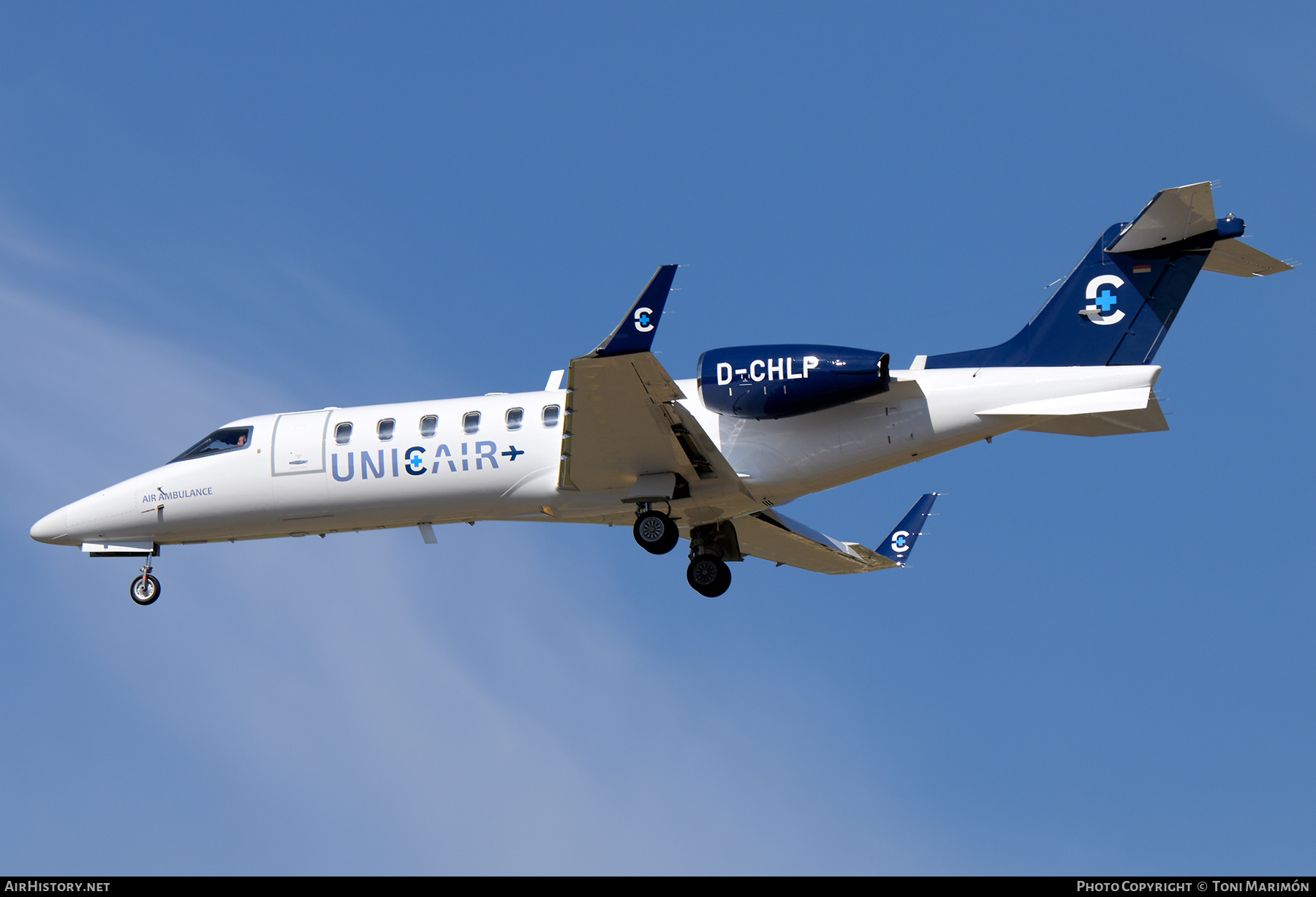Aircraft Photo of D-CHLP | Learjet 45 | Unicair | AirHistory.net #852693