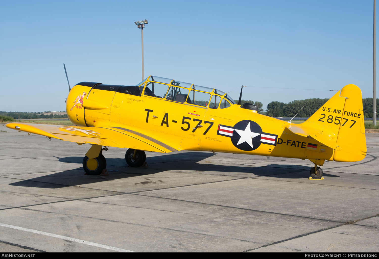 Aircraft Photo of D-FATE / 52-8577 | North American Harvard Mk4 | USA - Air Force | AirHistory.net #852703