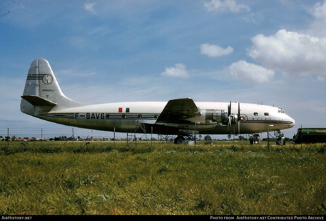 Aircraft Photo of F-BAVG | Sud-Est SE-2010 Armagnac | SAGETA - Société Auxiliaire de Gérance et d'Exploitation de Transport Aériens | AirHistory.net #852712