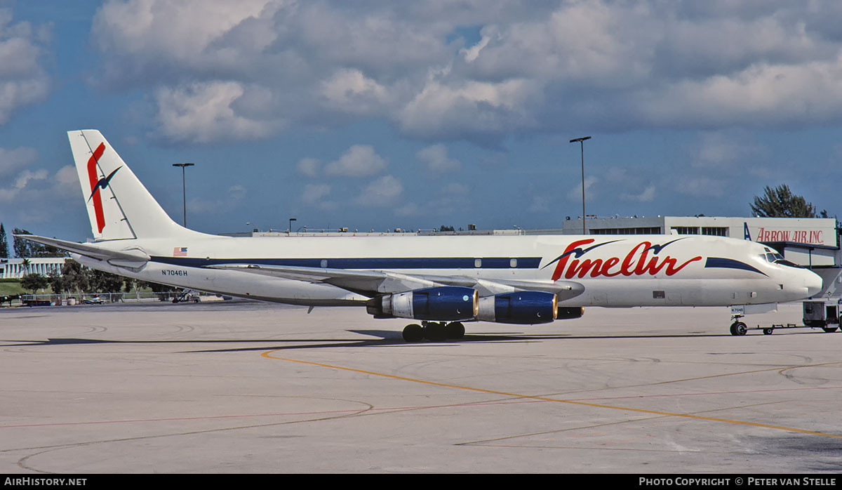 Aircraft Photo of N7046H | McDonnell Douglas DC-8-54AF Jet Trader | Fine Air | AirHistory.net #852776