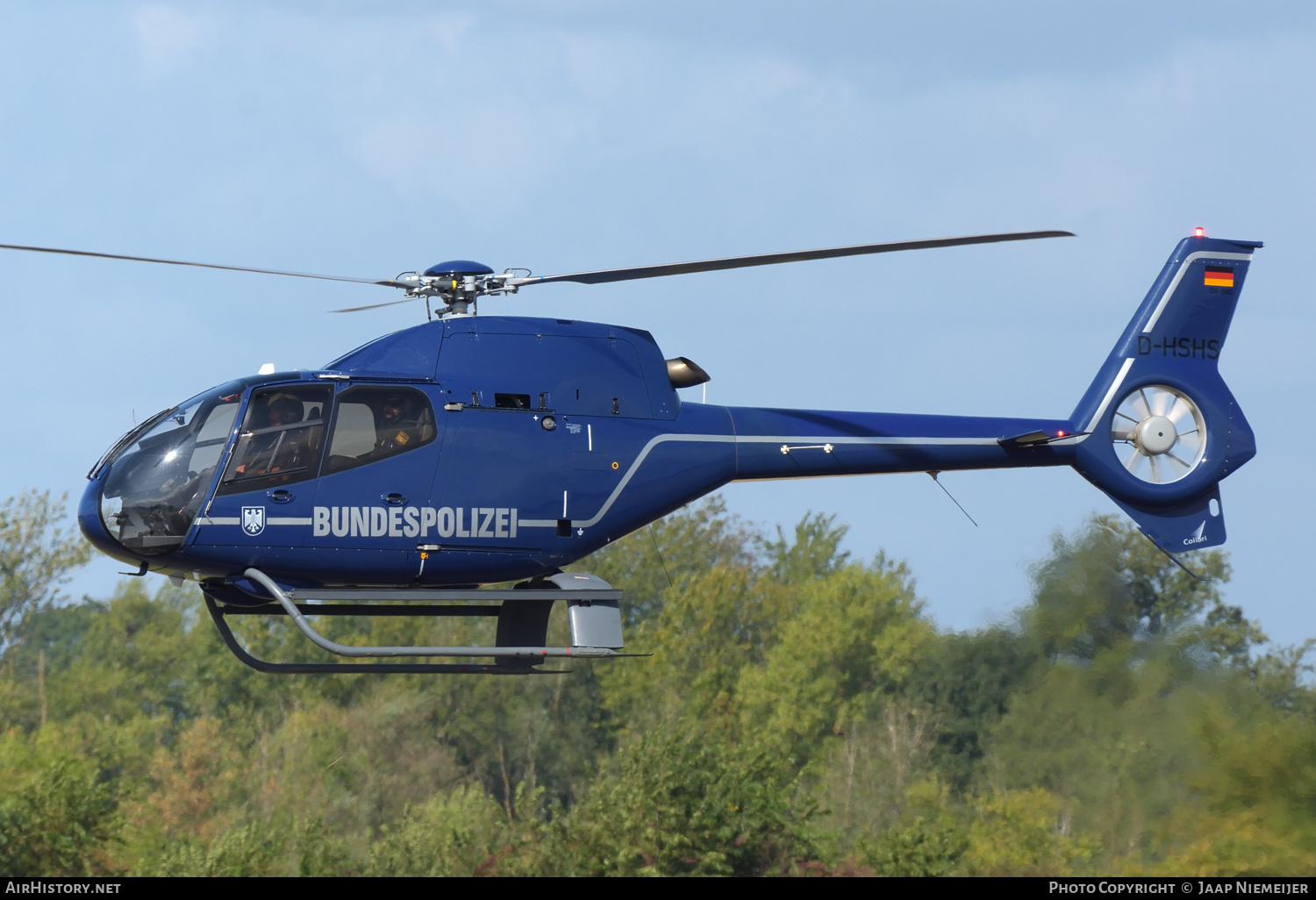 Aircraft Photo of D-HSHS | Eurocopter EC-120B Colibri | Bundespolizei | AirHistory.net #852789