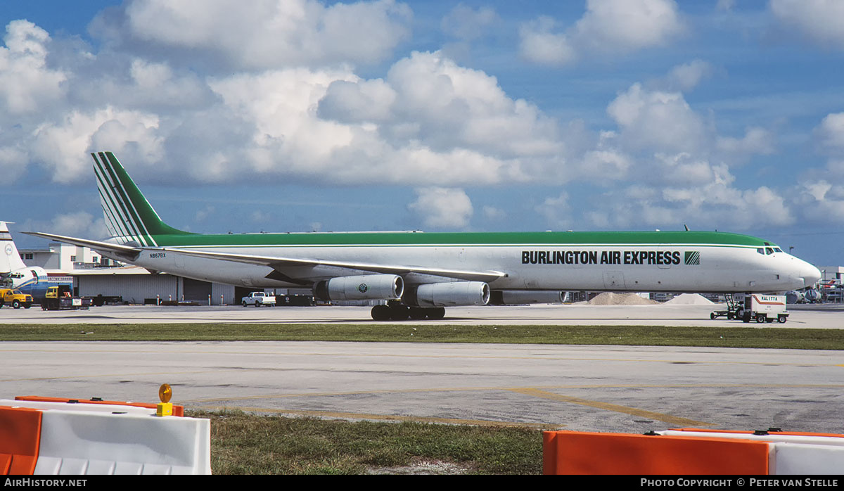 Aircraft Photo of N867BX | McDonnell Douglas DC-8-63(F) | Burlington Air Express | AirHistory.net #852800