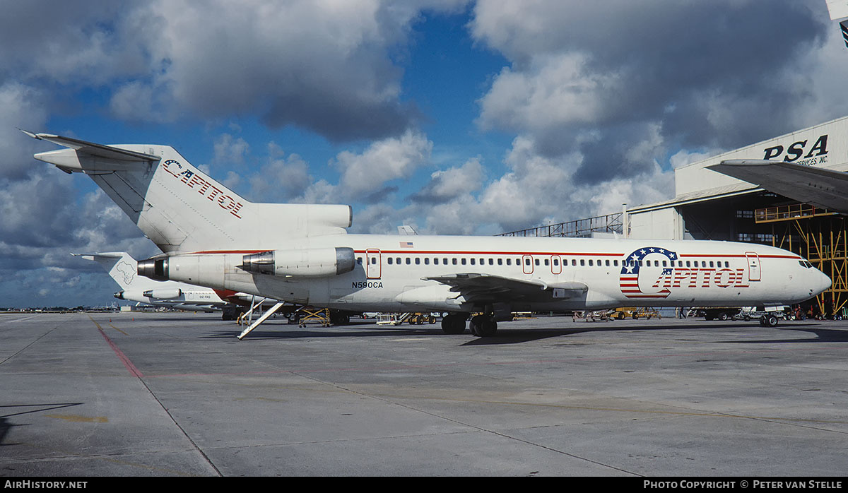 Aircraft Photo of N590CA | Boeing 727-231 | Capitol Airlines - CAL | AirHistory.net #852803