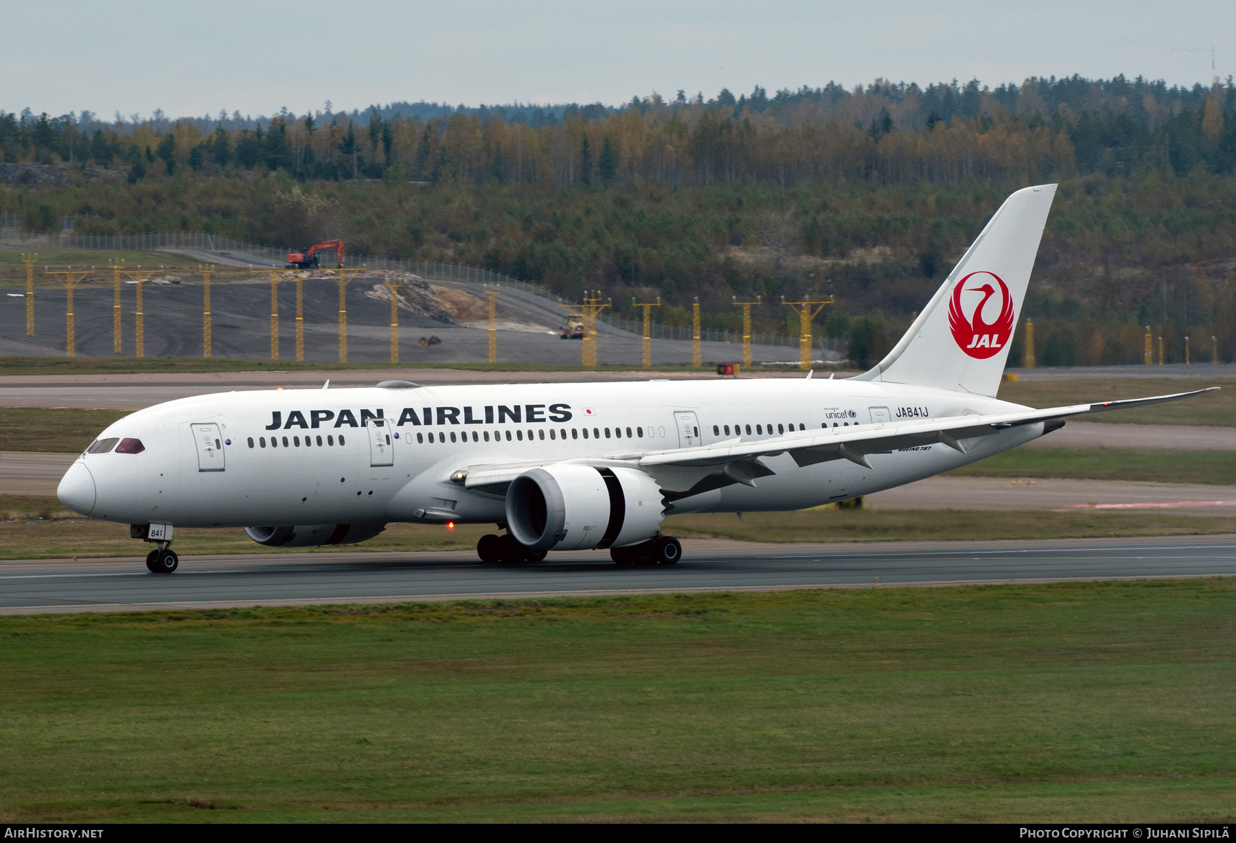 Aircraft Photo of JA841J | Boeing 787-8 Dreamliner | Japan Airlines - JAL | AirHistory.net #852808