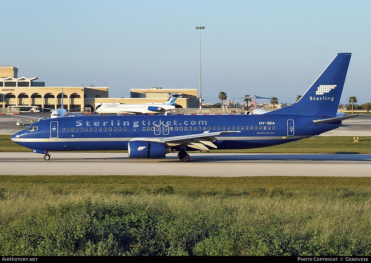 Aircraft Photo of OY-SEA | Boeing 737-8Q8 | Sterling European Airlines | AirHistory.net #852826